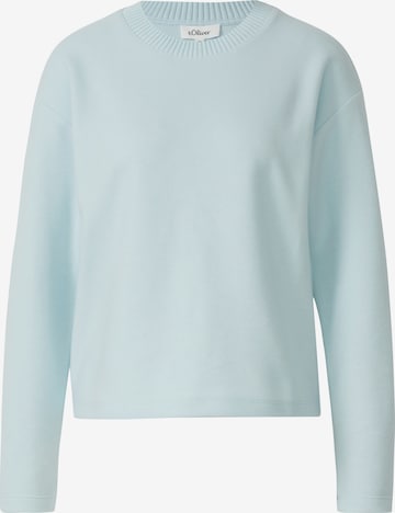 s.Oliver Sweatshirt in Blau: Vorderseite