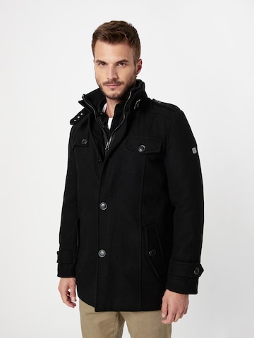 INDICODE JEANS Between-season jacket 'Brendan' in Black: front