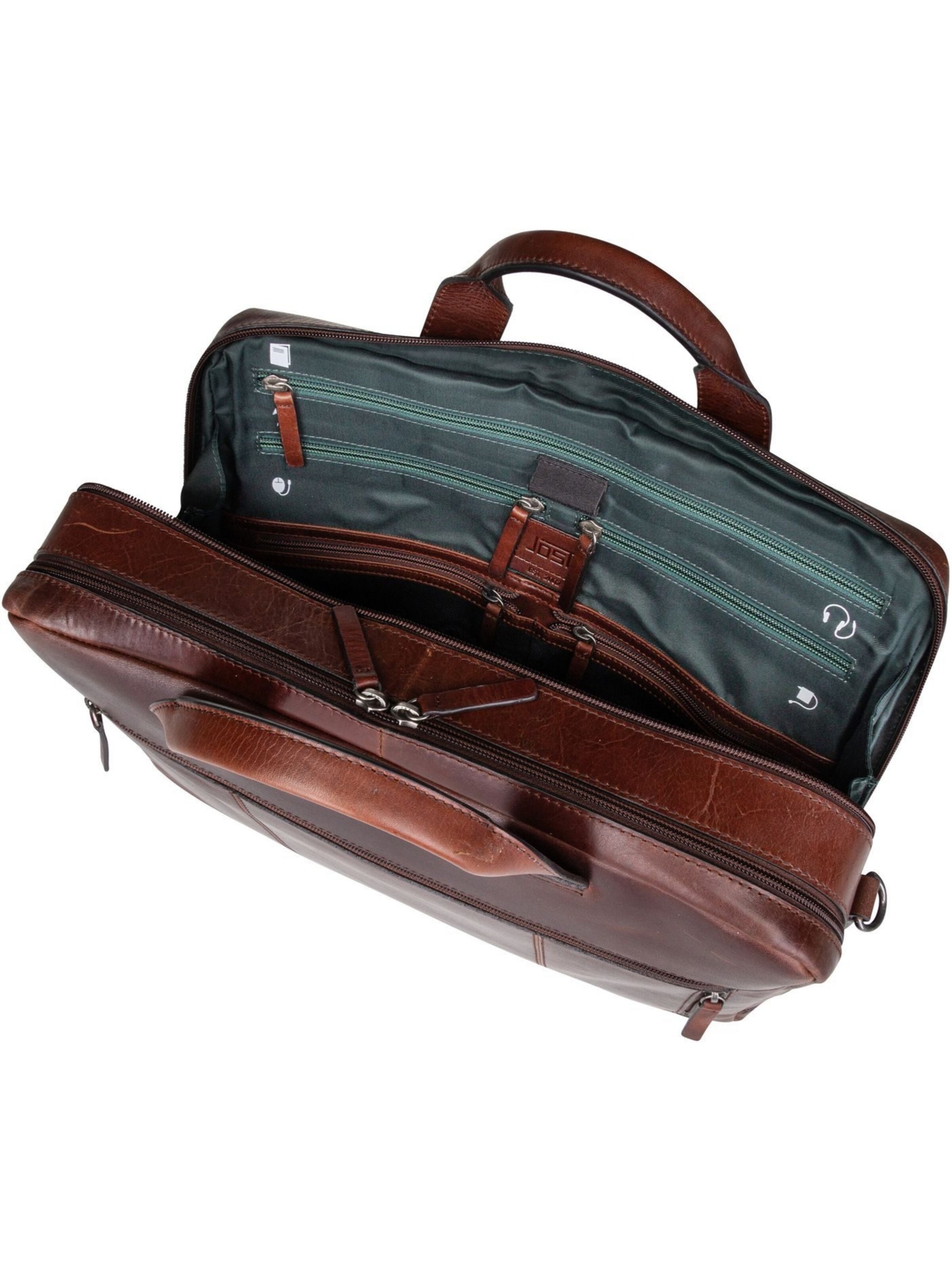 JOST Aktentas 'Lund' in Bruin