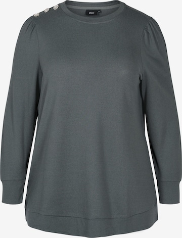 Zizzi Pullover 'LUCCA' i grå: forside