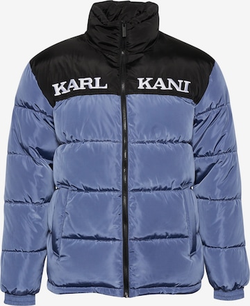Karl Kani Φθινοπωρινό και ανοιξιάτικο μπουφάν 'Essential' σε μπλε: μπροστά