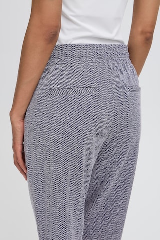 ICHI - Tapered Calças 'IHKATE' em azul