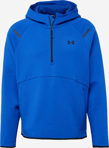 UNDER ARMOUR Athletic Sweatshirt 'Unstoppable' in Blue: front