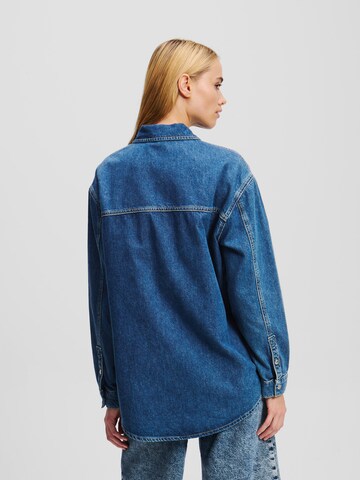 Camicia da donna di KARL LAGERFELD JEANS in blu