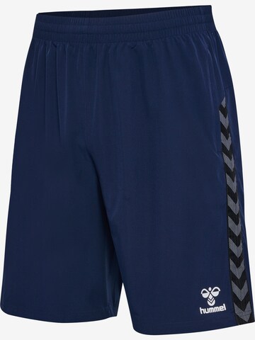 Hummel Regular Workout Pants in Blue