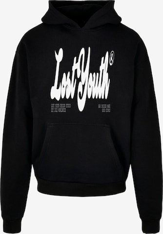 Lost Youth Sweatshirt 'Classic V.2' in Zwart: voorkant