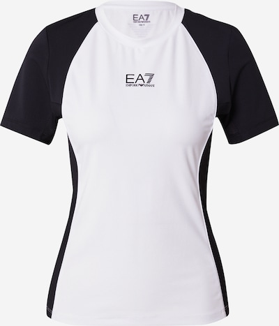 EA7 Emporio Armani Sporta krekls, krāsa - melns / balts, Preces skats