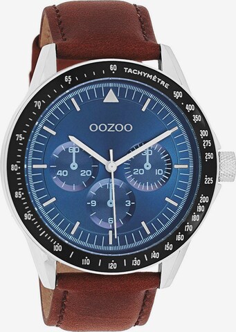 OOZOO Analog Watch in Blue: front