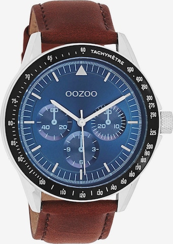 OOZOO Analoguhr in Blau: predná strana