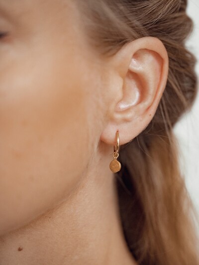 Hey Happiness Earrings 'Evil Eye' in Gold, Item view