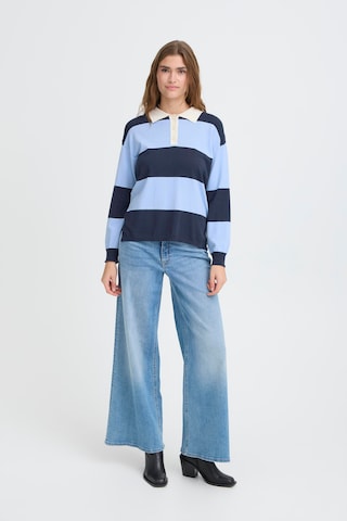 ICHI Trui 'IHBOSTON' in Blauw