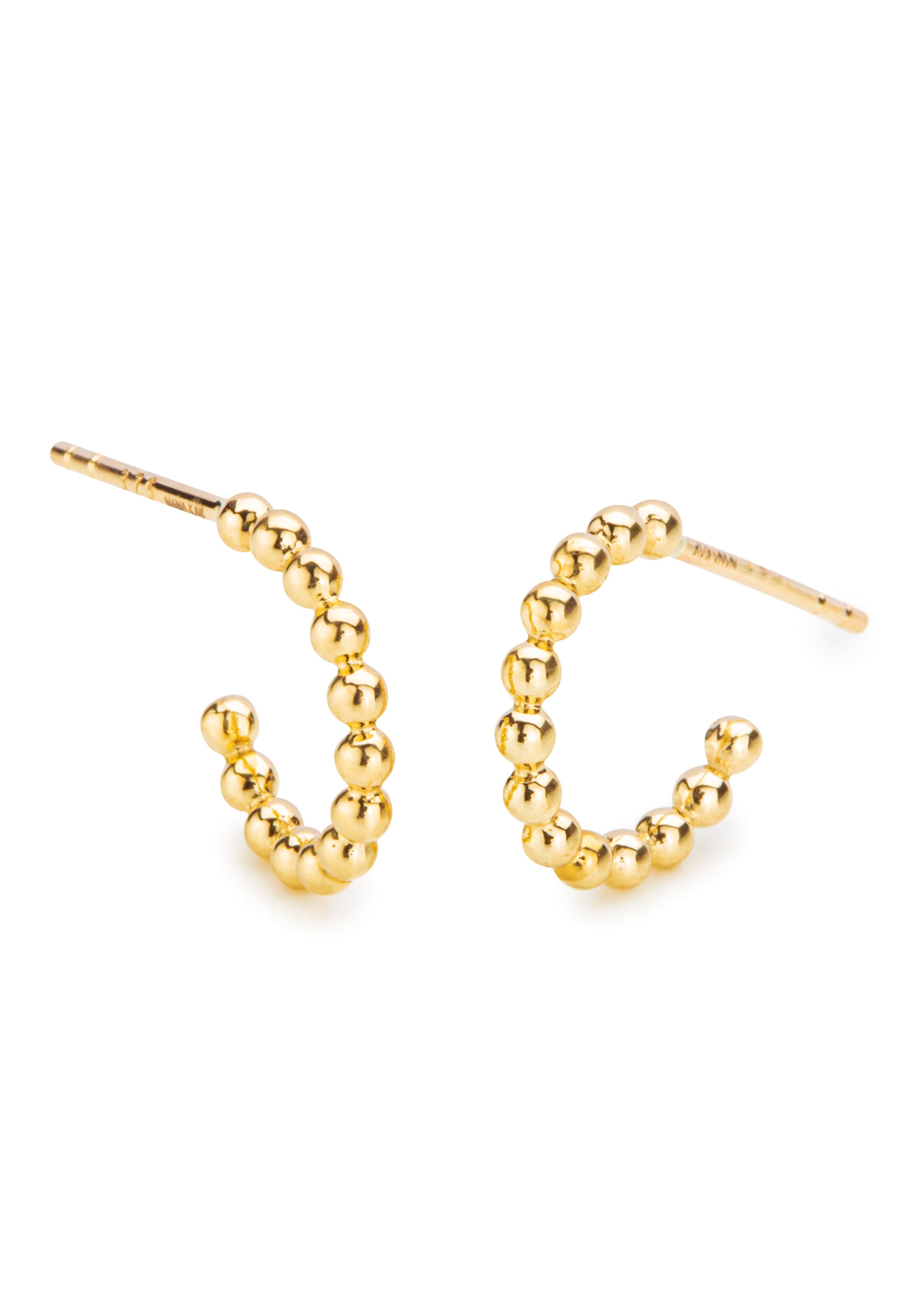 Nana Kay Ohrstecker 'Dots' in Gold: Vorderseite