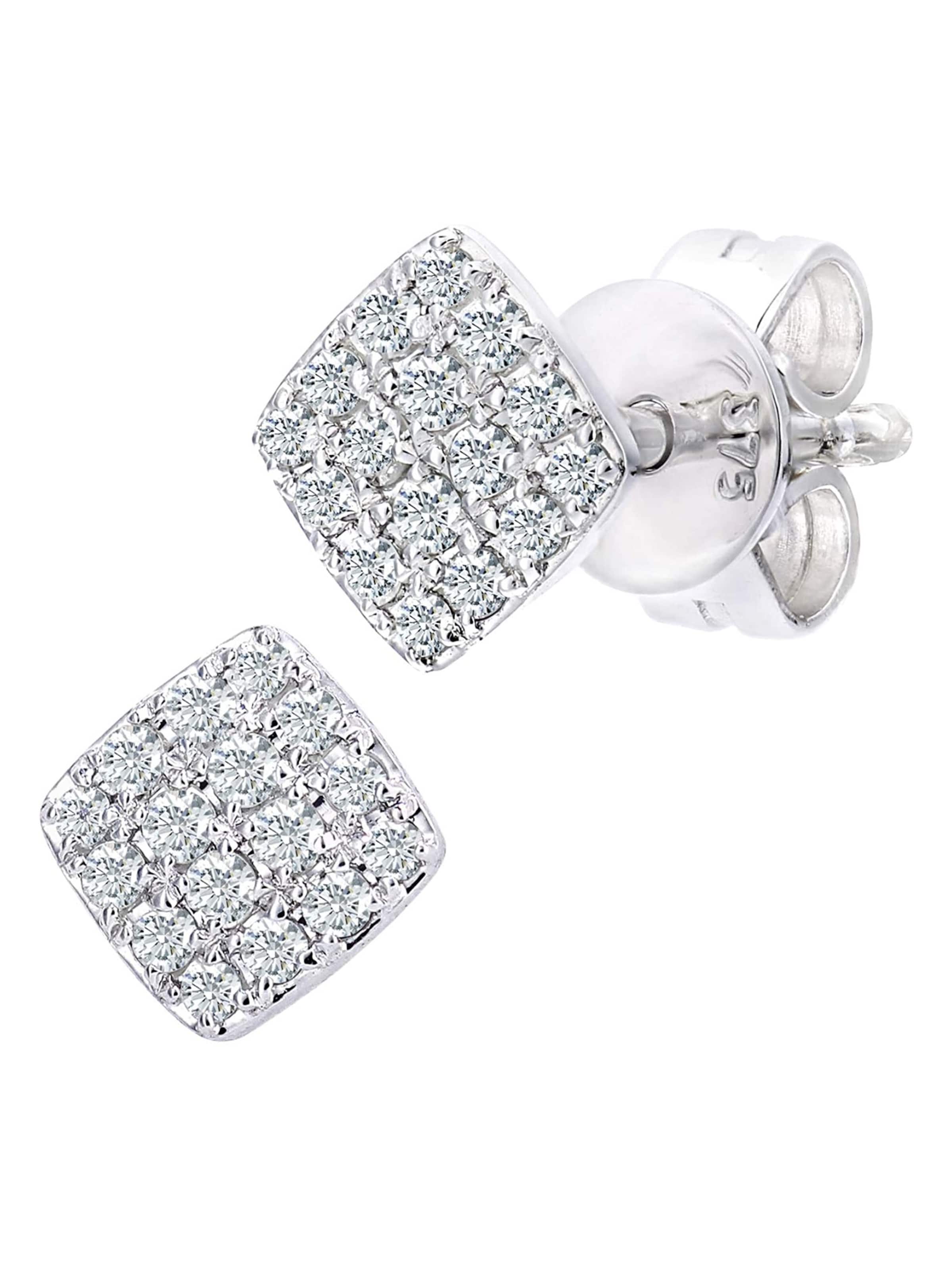 DIAMANT LETERNEL Earrings in Silver: front