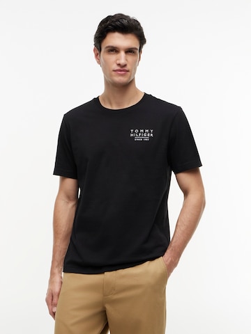 TOMMY HILFIGER - Camisa 'AMERICANA' em preto: frente
