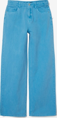 NAME IT - Perna larga Calças de ganga 'Rolizza' em azul: frente
