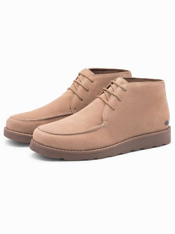 Ombre Chukka Boots in Beige