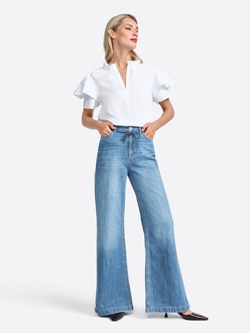 Wide leg Jeans di Rich & Royal in blu