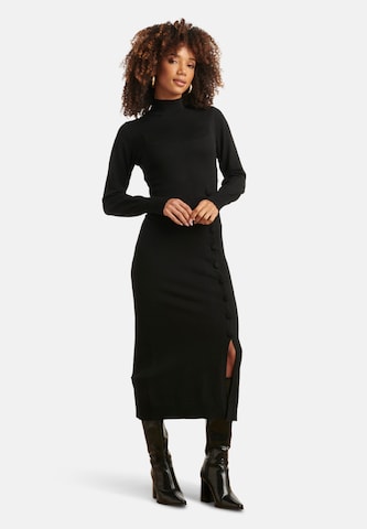 Smashed Lemon Kleid in Schwarz