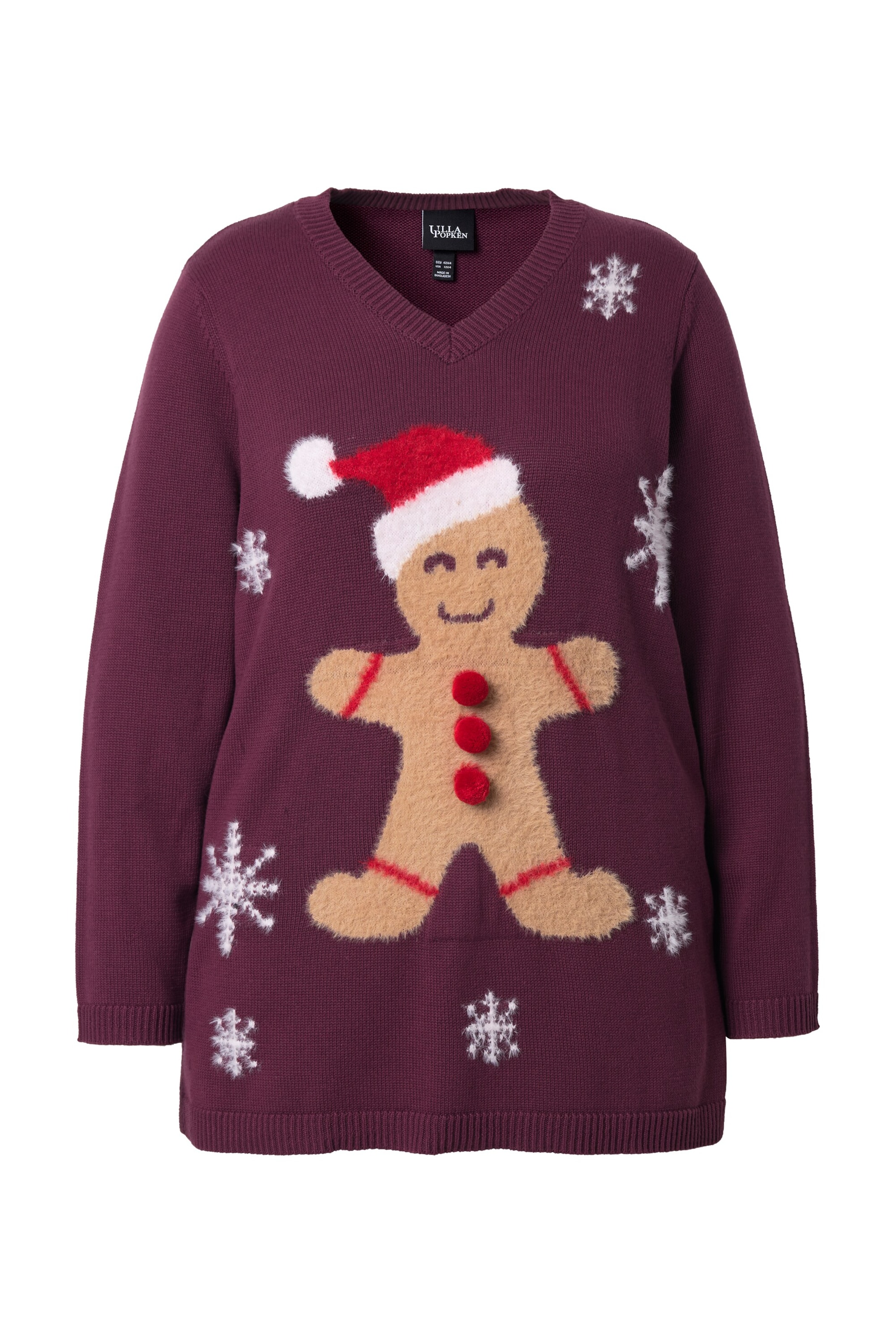 Ulla Popken Sweater in Red: front