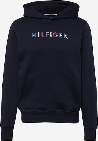 Sweat-shirt TOMMY HILFIGER en bleu : devant