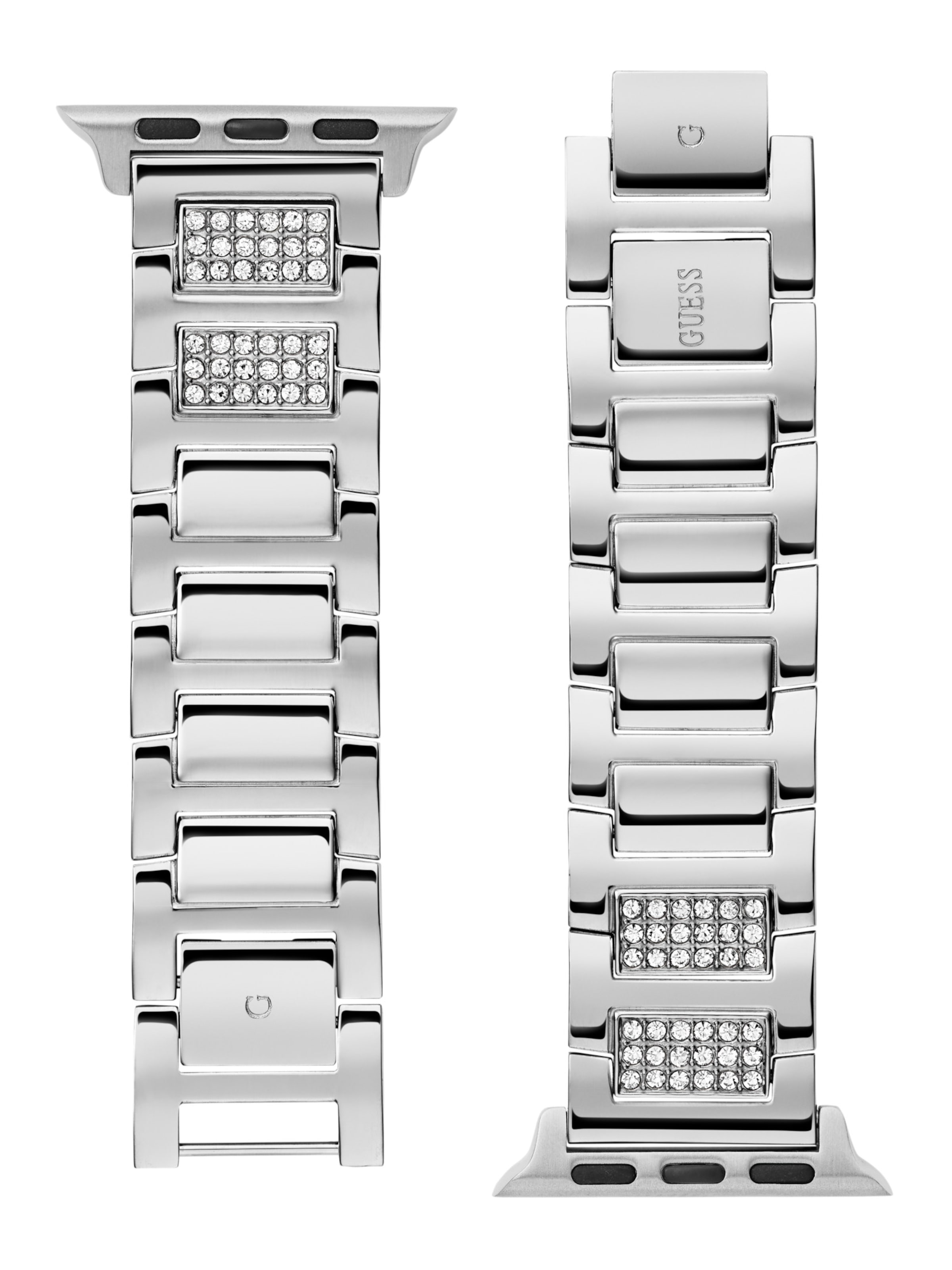 GUESS Analog watch ' APPLE BAND (38MM-40MM) ' in Silver: front