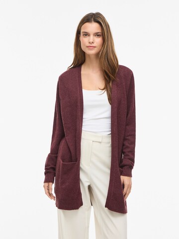 Cardigan 'VIRil' VILA en rouge : devant