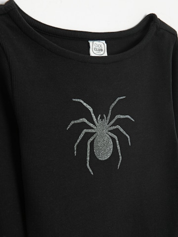 juoda Cool Club Marškinėliai