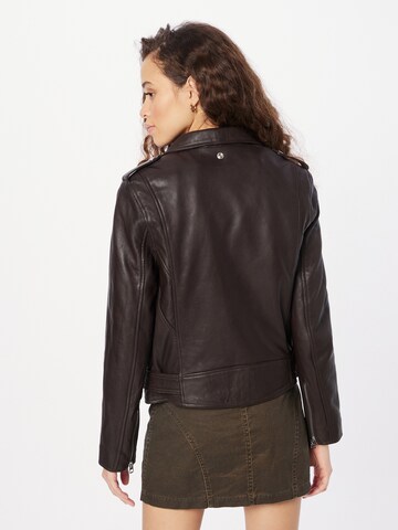 Veste mi-saison Schott NYC en marron