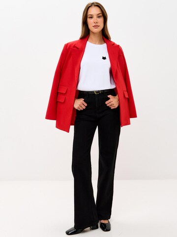 Cat e Lolette Shirt 'Mini Meow Cat' in White