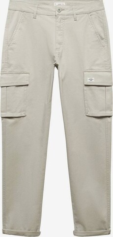 MANGO TEEN Tapered Pants 'Cargo6v' in Beige: front