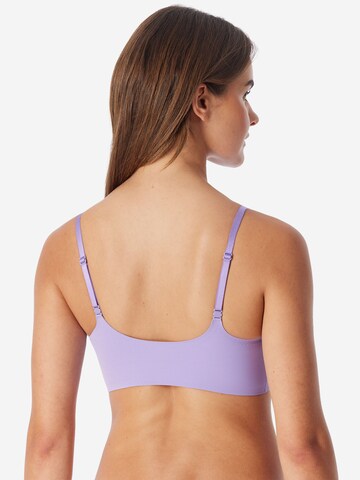 SCHIESSER Bralette Bra ' Invisible Soft ' in Purple