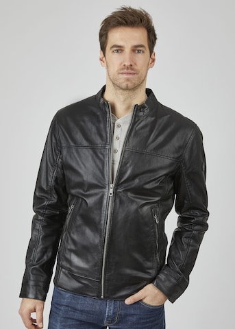 bugatti Between-Season Jacket in Black: front