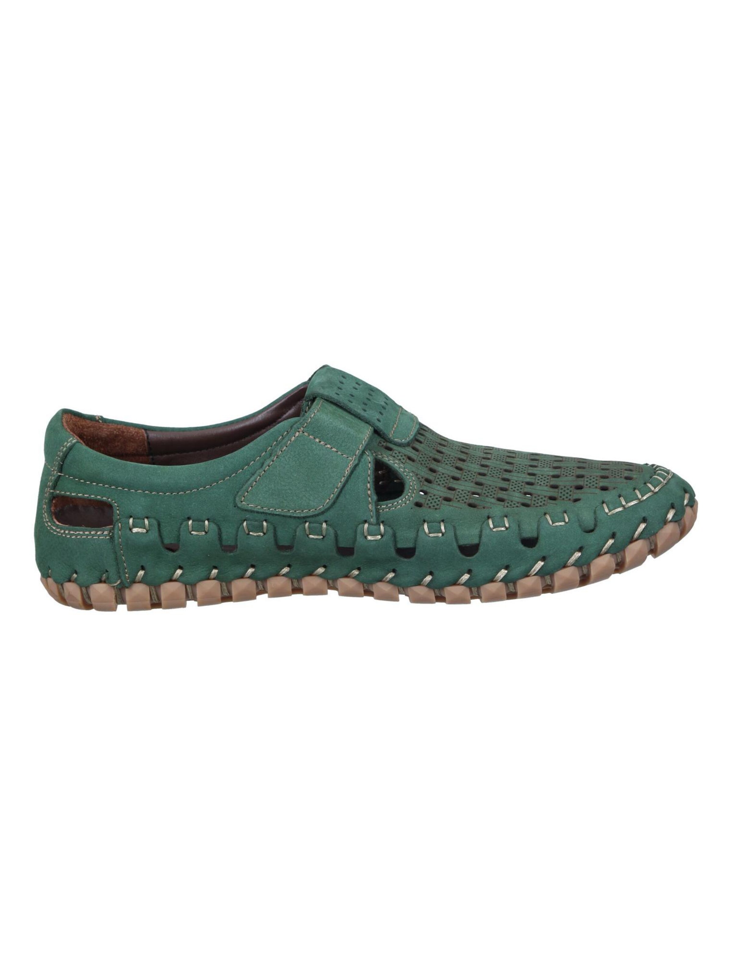 MANITU Classic Flats 'Slings' in Green