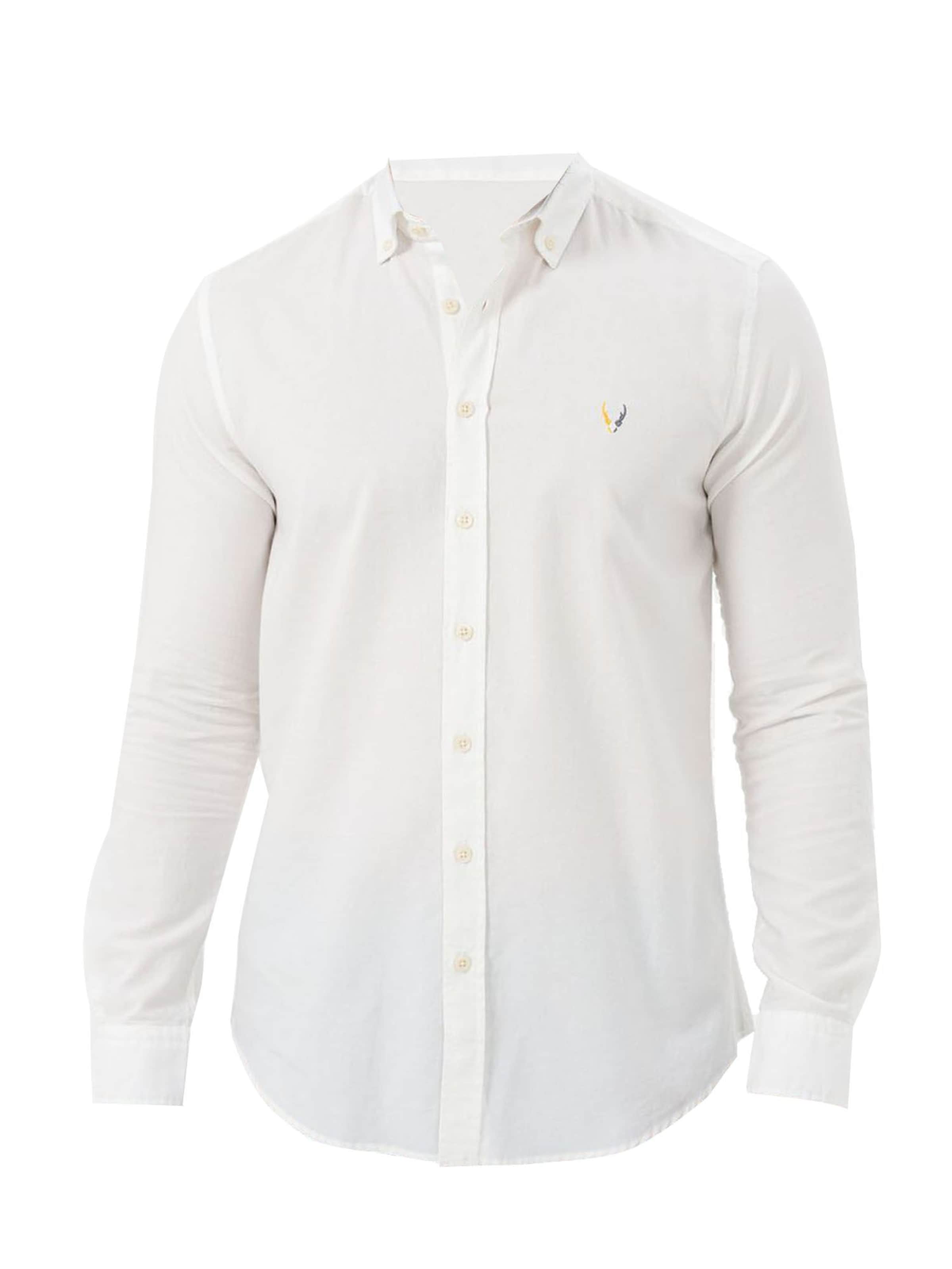 By Diess Collection Button Up Shirt in White, Item view