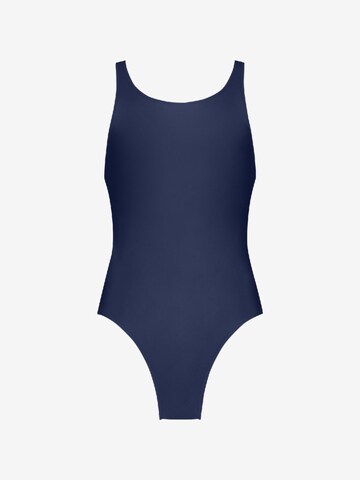 WALLIEN Sportbadpak 'Liberty Racerback' in Blauw: voorkant