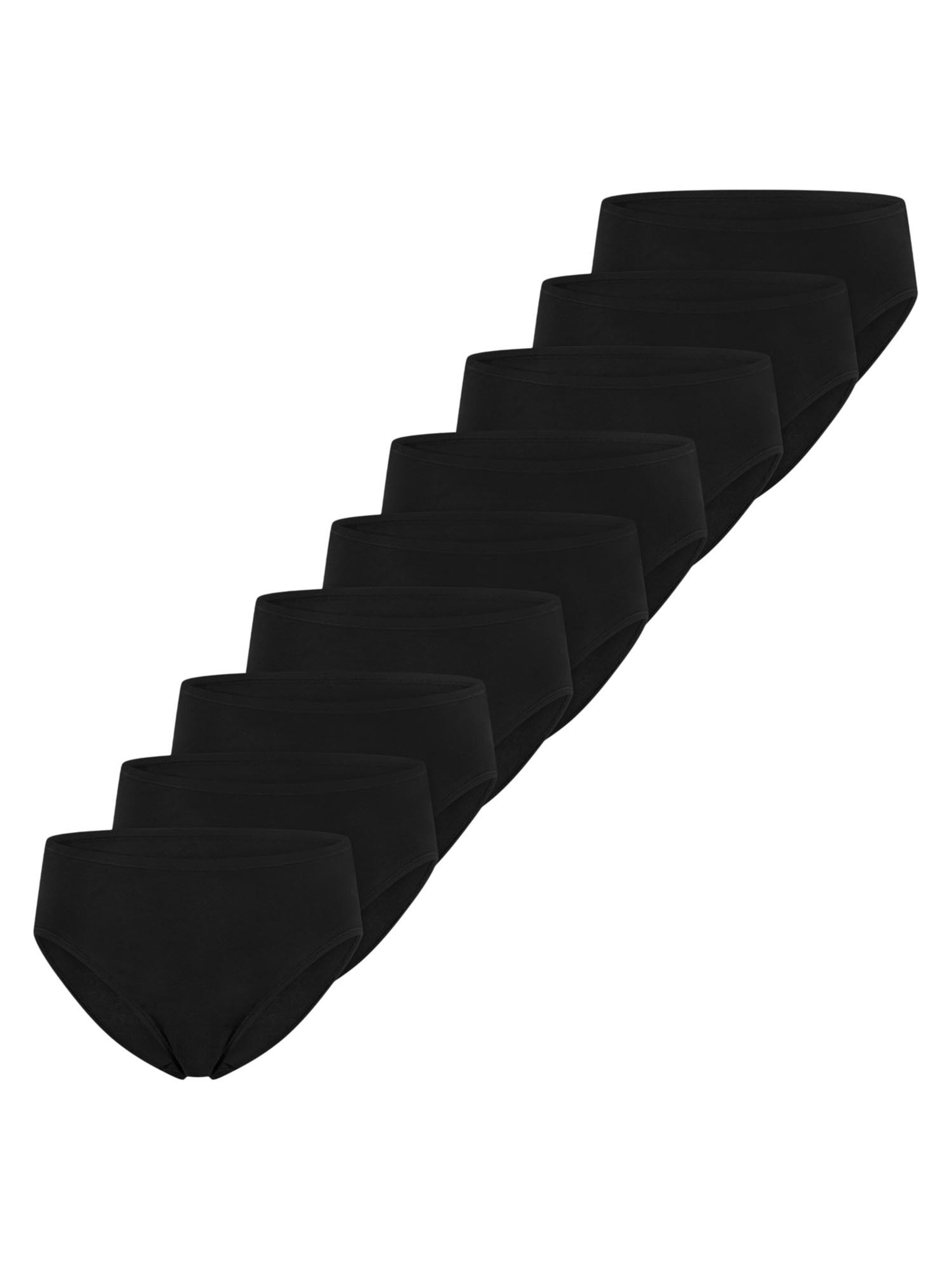 SCHIESSER Slip 'Essentials Cotton'‌‌‌‌‌‌‌‌ in Schwarz: Vorderseite