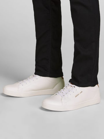 JACK & JONES Athletic lace-up shoe 'Bosley' in White: front