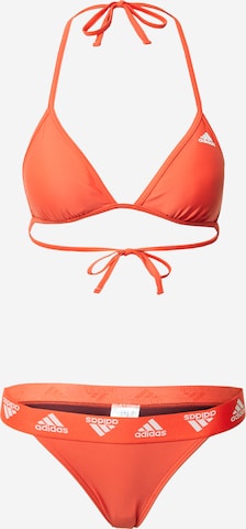 ADIDAS SPORTSWEAR Triangle Sports Bikini 'Triangle' in Red: front