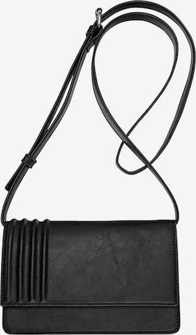 Sac à bandoulière Pull&Bear en noir : devant