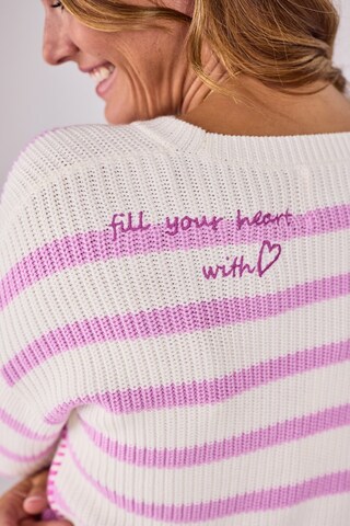 Pullover 'Annika' di LIEBLINGSSTÜCK in bianco