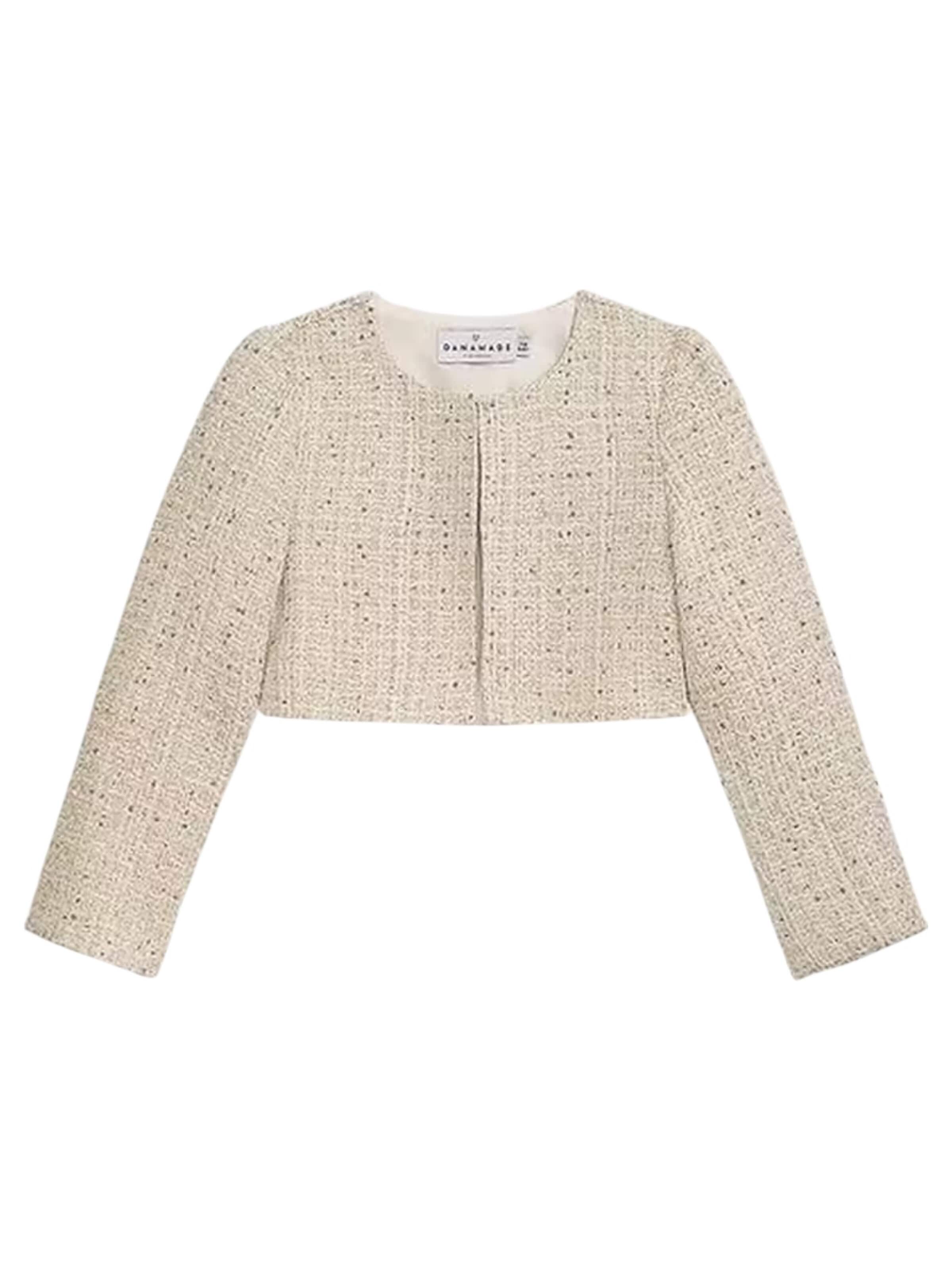 Danamade Strickjacke 'DISABELLE' in Gold: Vorderseite