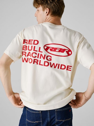 Maglietta 'TYPOGRAPHIC' di Red Bull Racing x Pepe Jeans in bianco