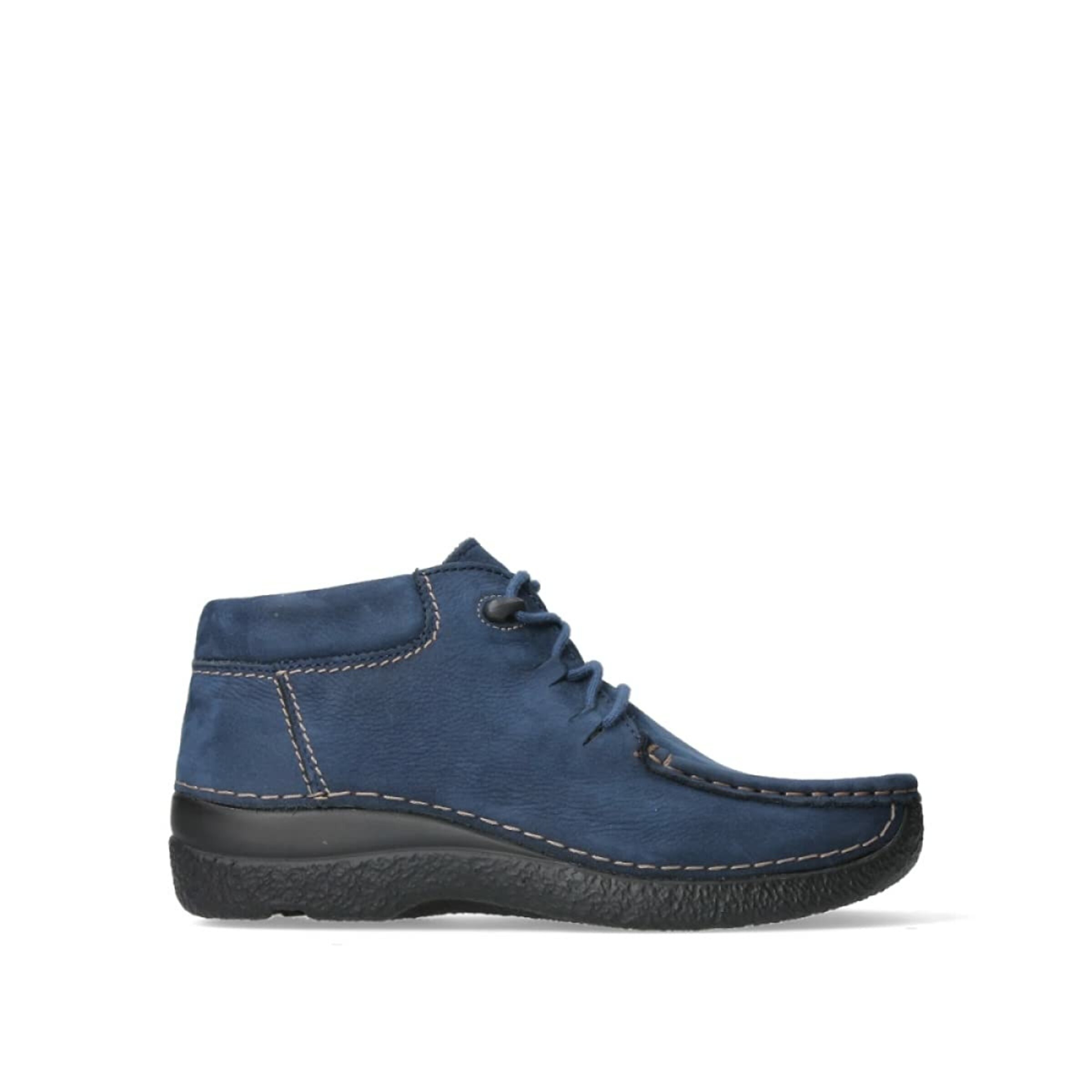 Wolky Lace-up bootie in Blue: front