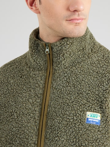 AMERICAN VINTAGE Fleecejacke 'HOKTOWN' in Grün