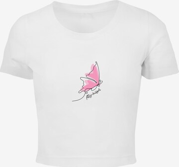 T-shirt 'Fly High' Merchcode en blanc : devant