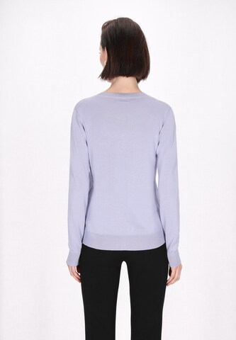 usha BLACK LABEL Вязаная кофта 'Classic Look' в Лиловый