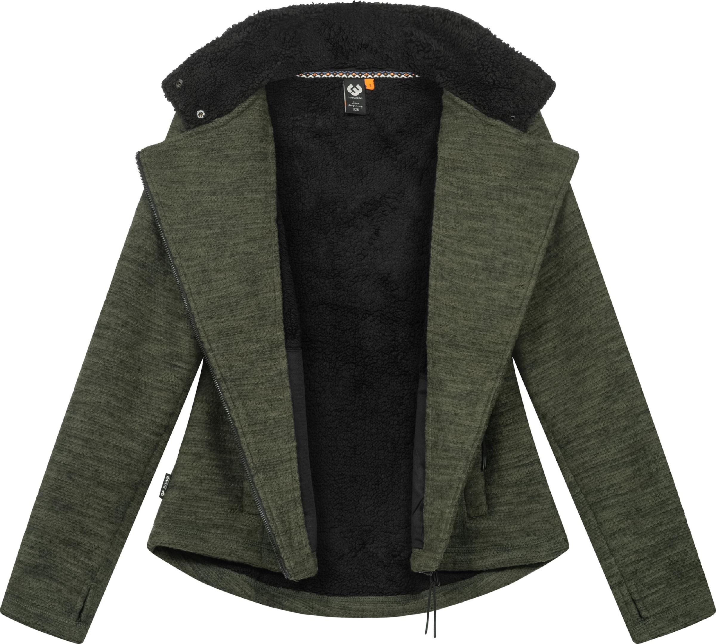 Ragwear Ζακέτα φλις 'Saskie' σε πράσινο