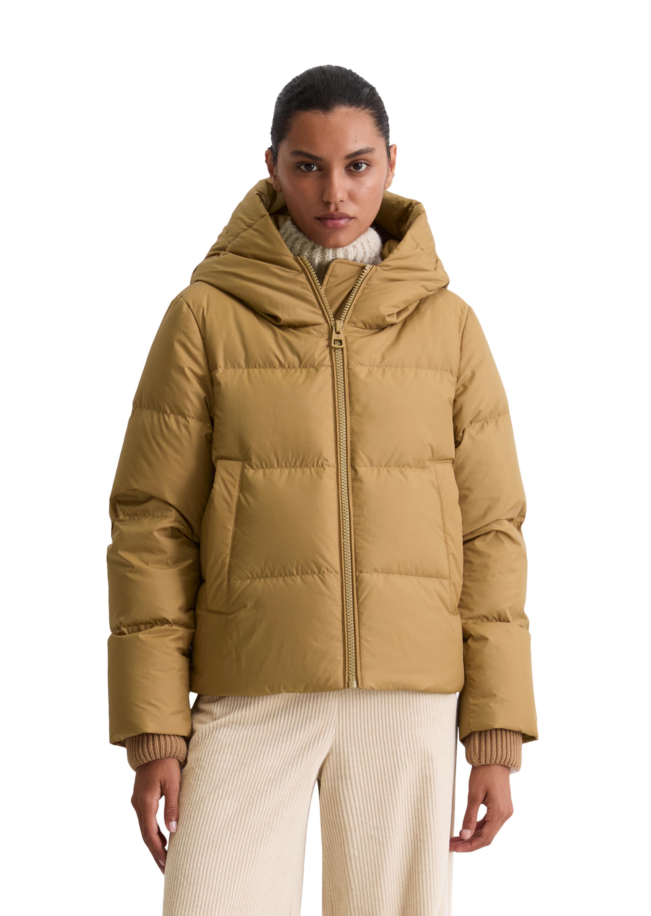 Marc O'Polo - Chaqueta de invierno en amarillo: frente