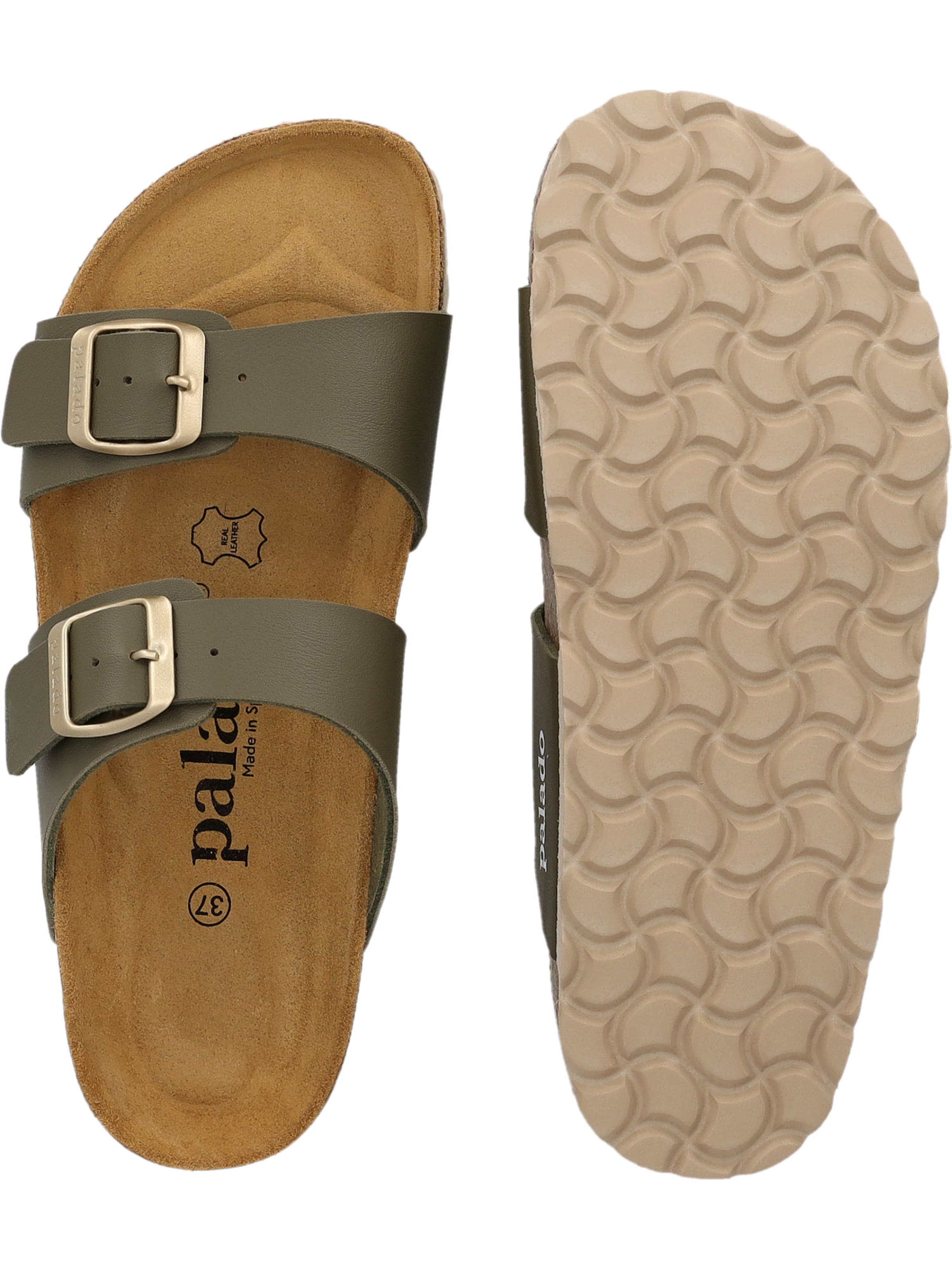 Palado - Zapatos abiertos 'Palado Samos Matt' en verde