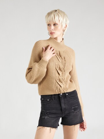 Tally Weijl Sweater in Beige: front